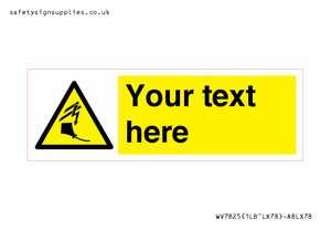 Custom warning kite flying near powerlines